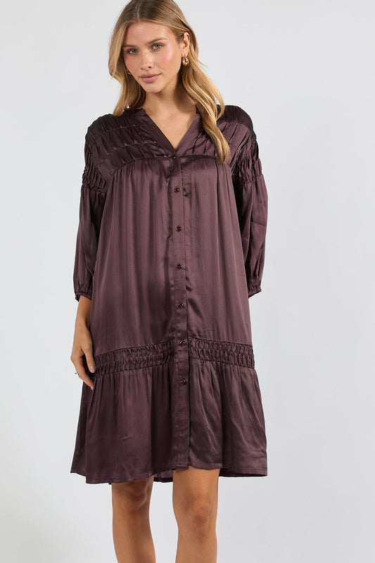 LulaSoul Venita Dress (Espresso)