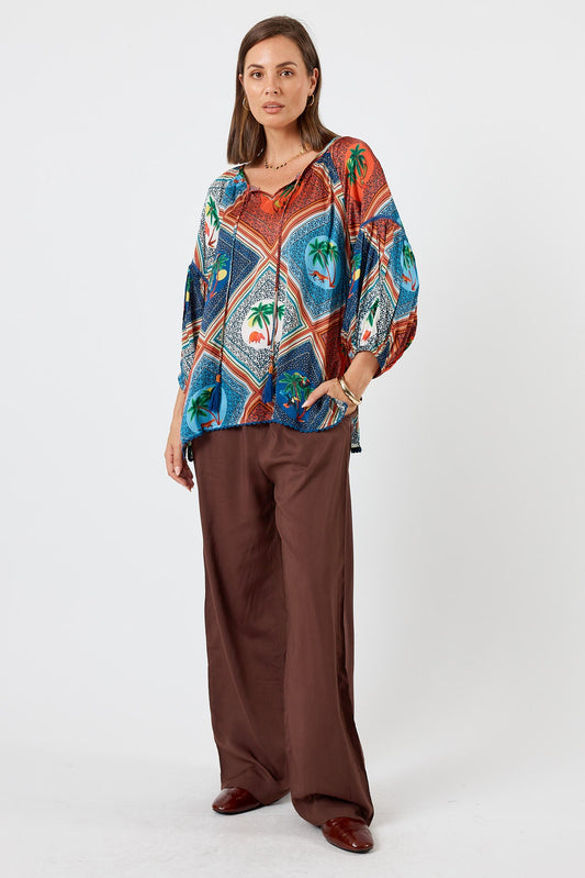 LulaSoul Windsor Top (Ocean)