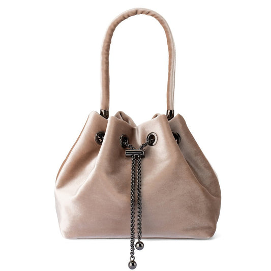 Olga Berg MARGIE Velvet Pouch (Mink)