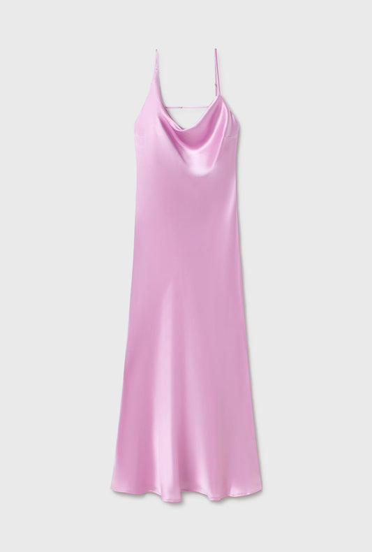 Silk Laundry Carrie Dress (Lilac)