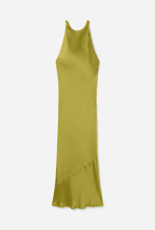 Silk Laundry High Low Dress (Cactus)