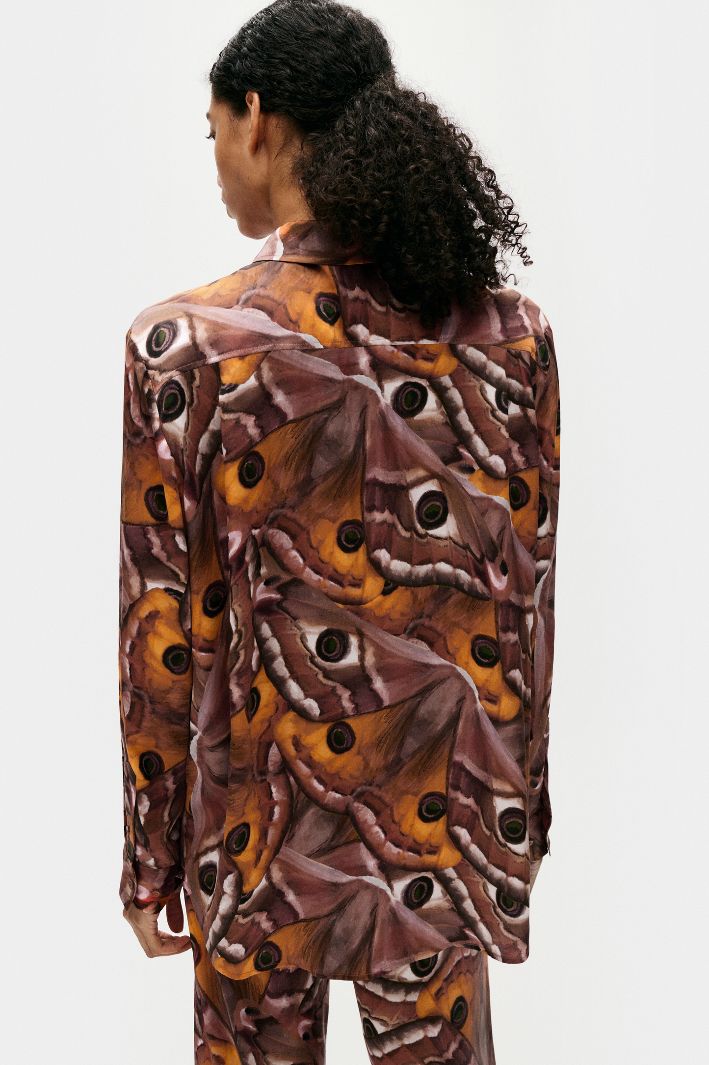 Silk Laundry Boyfriend Shirt (Wingspan)