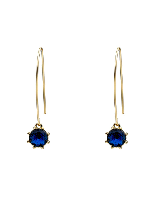 GROUP48 THISTLE FLOWER LONG DROP EARRING (Print)