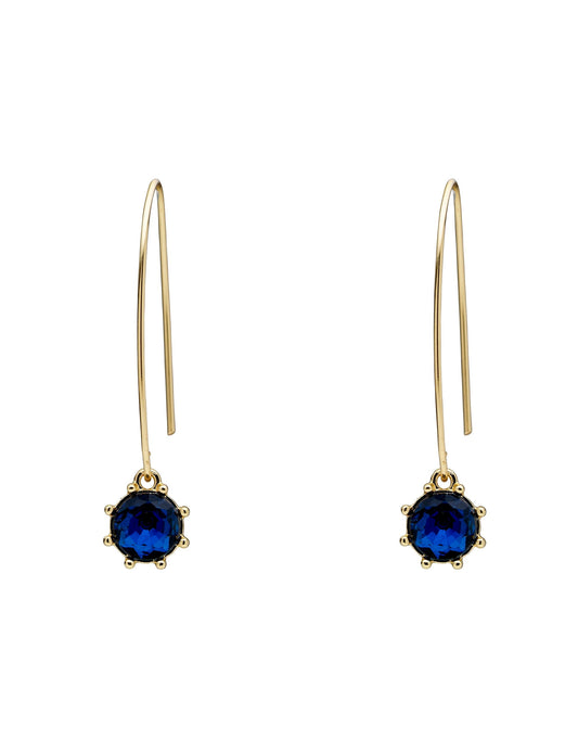 GROUP48 THISTLE FLOWER LONG DROP EARRING (Print)