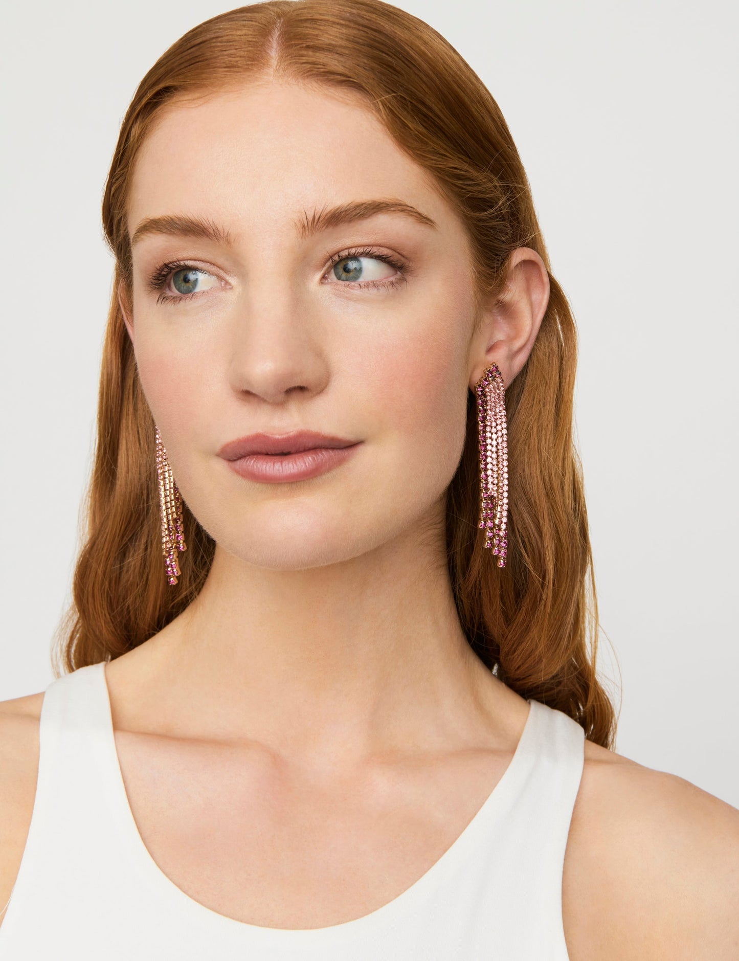 GROUP48 WATERFALL EARRING (Pink)