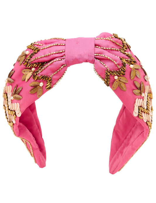 Colette SEQUIN EMBELLISHED SOFT FORM HEADBAND (Print)