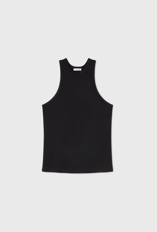 Silk Laundry Jersey Tank (Black)