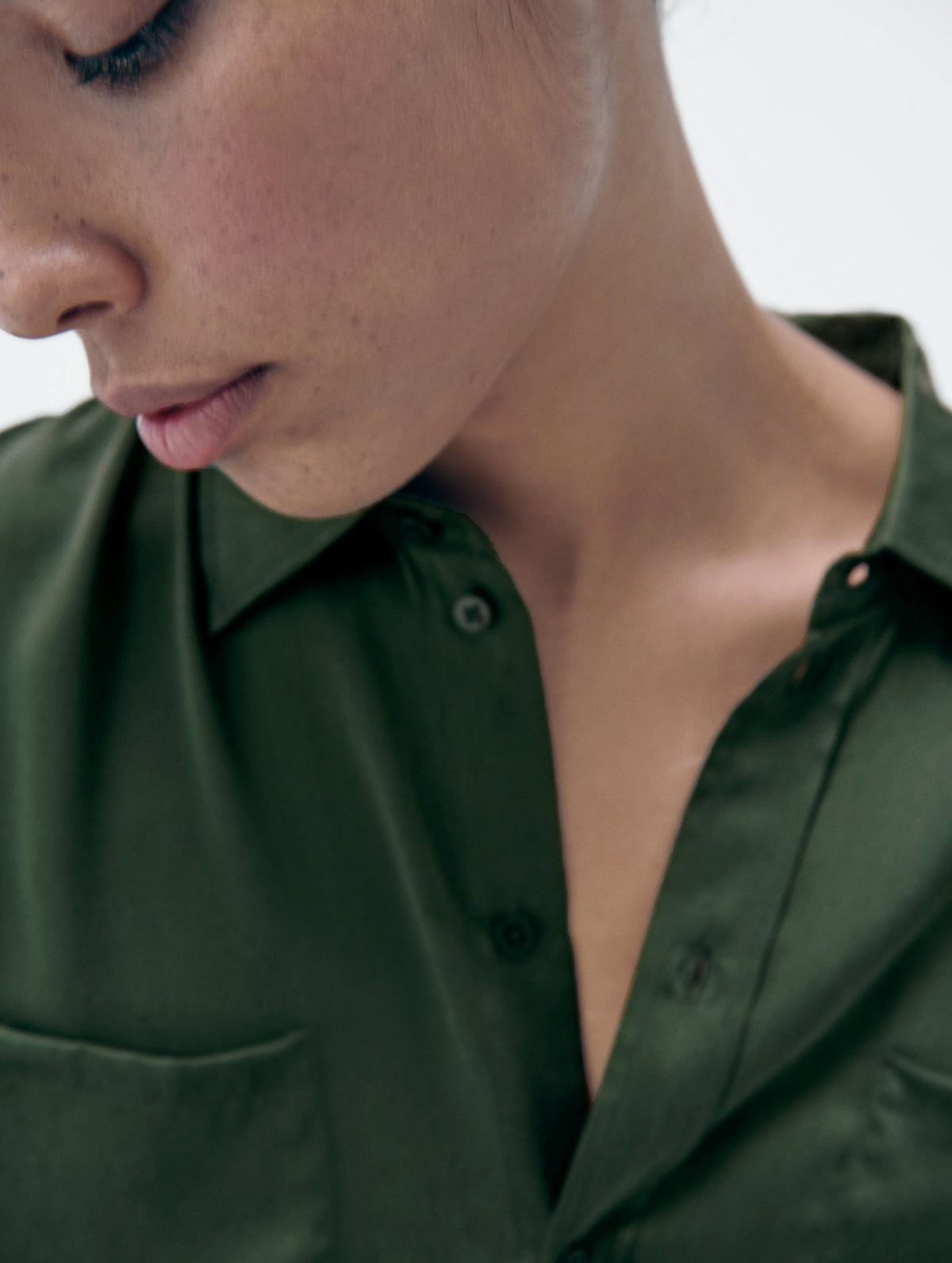 Silk Laundry Short Sleeve Boyfriend Shirt (Cedar)