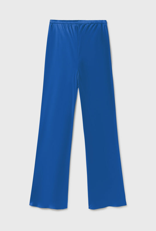 Silk Laundry Bias Cut Pants (Wedgwood)