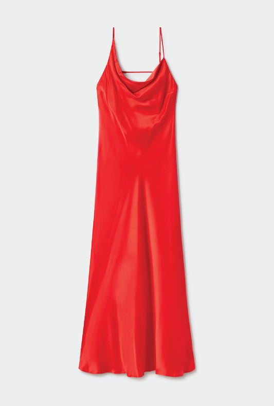 Silk Laundry Carrie Dress (Poppy)