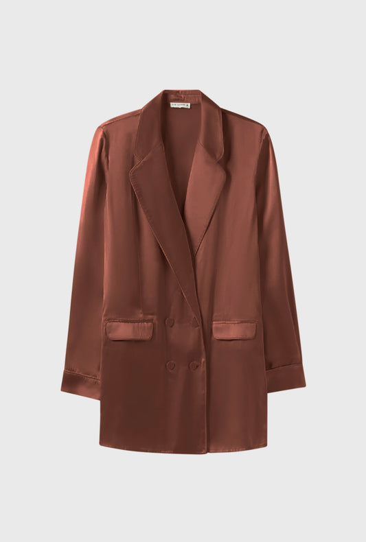 Silk Laundry Relaxed Blazer (Root)