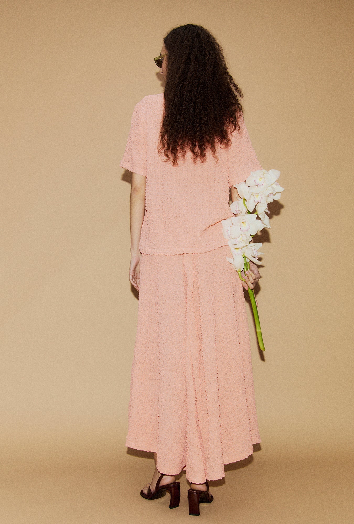 Silk Laundry Pebble Tee (Orchid)