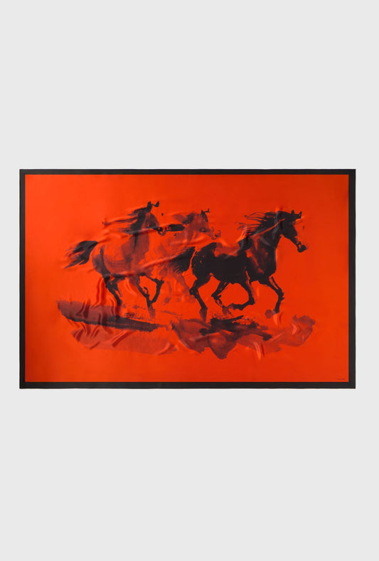 Silk Laundry Pareo (Year Of The Horse)