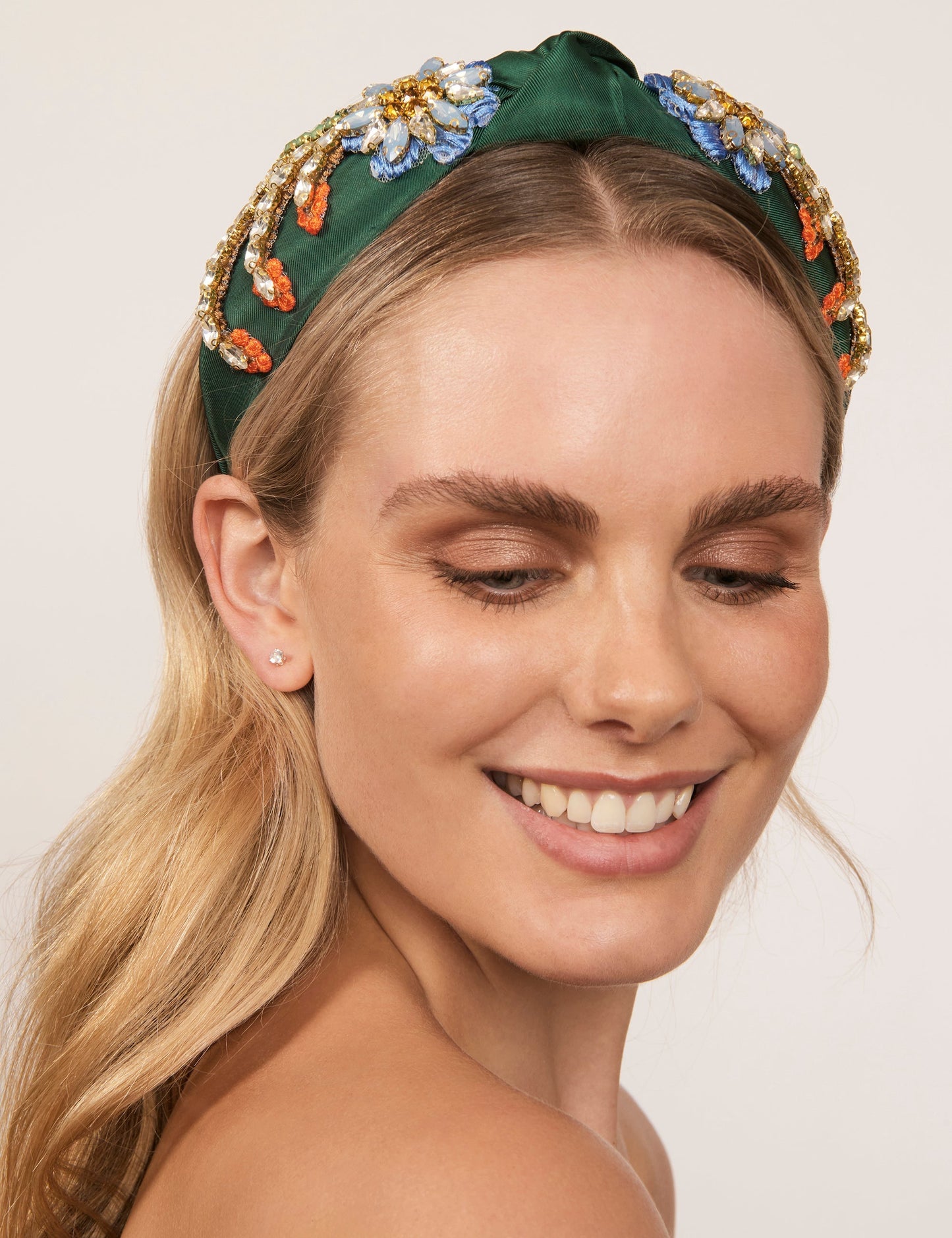 GROUP48 BOTANICAL KNOT SIDE HEADBAND (Print)