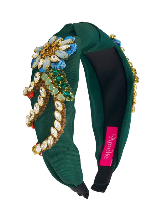 Colette BOTANICAL KNOT SIDE HEADBAND (Print)