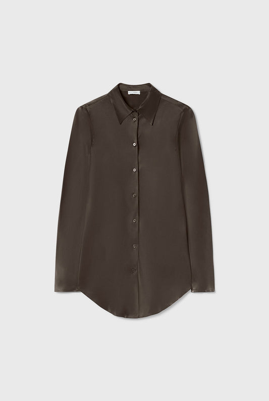 Silk Laundry Bias Cut Shirt (Mantis)
