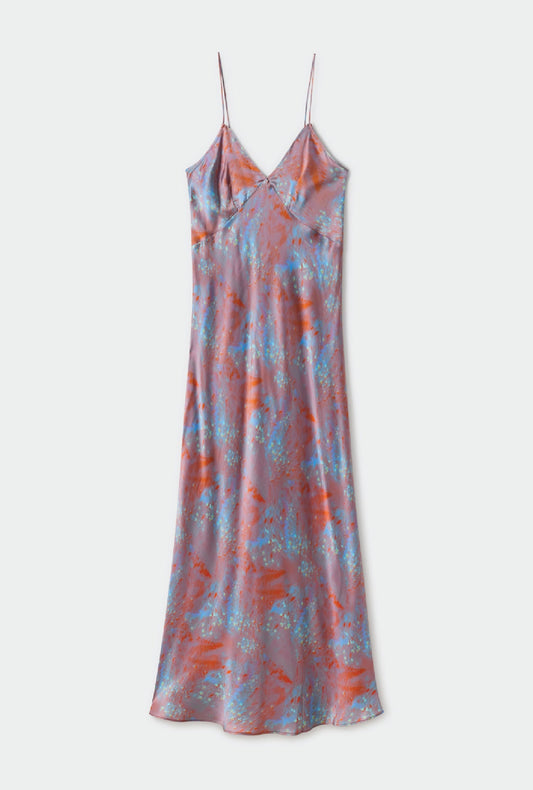 Silk Laundry Deco Rouleau Dress (Dazed)