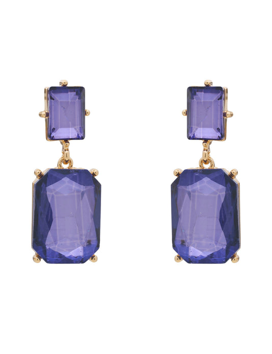 Colette INTERLUDE RECTANGLE DROP EARRING (Print)