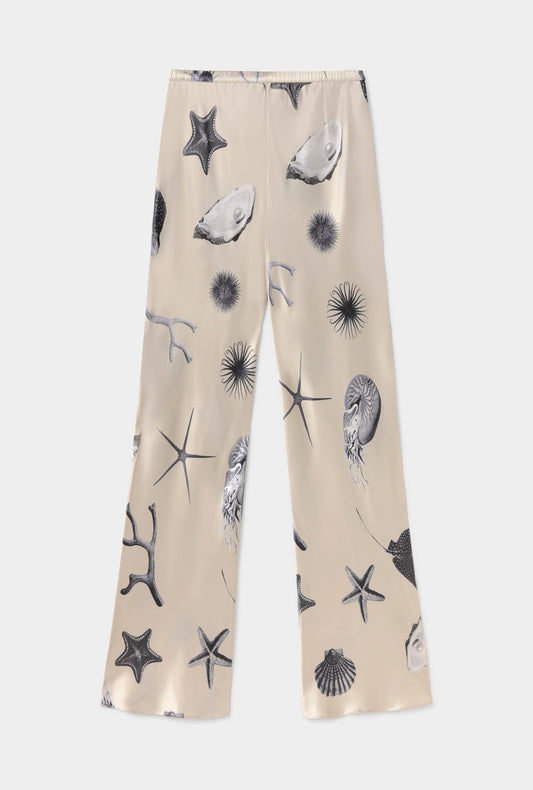 Silk Laundry BIAS CUT PANTS (Seashells)