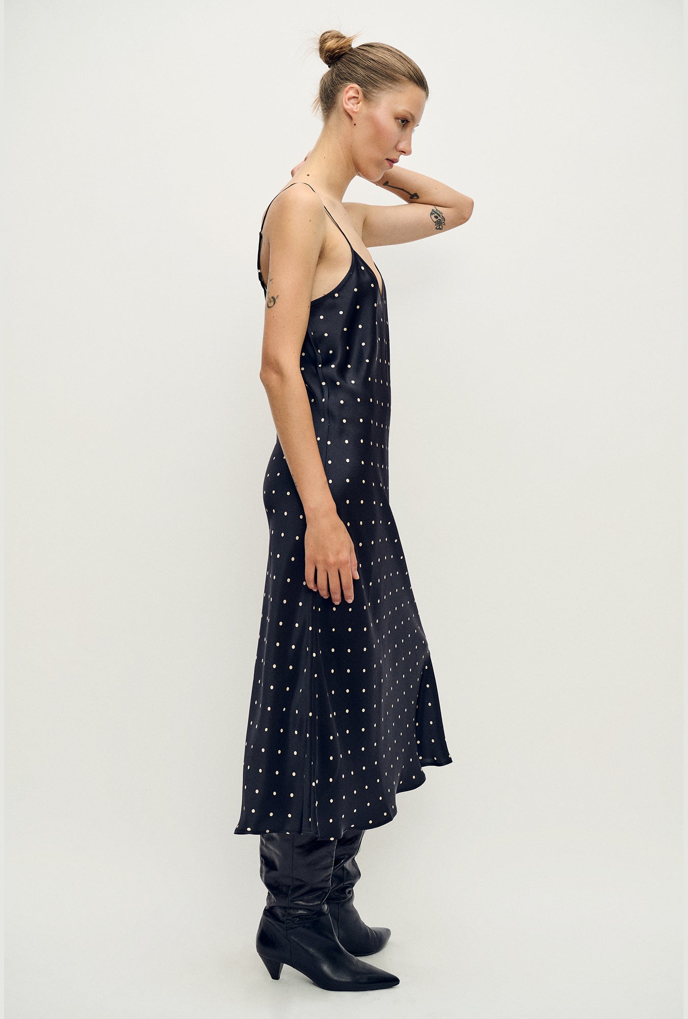 Silk Laundry 90s Slip Dress (Small Polka Dot)