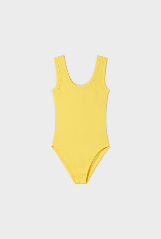 Silk Laundry Bodysuit Tank (Titanate)