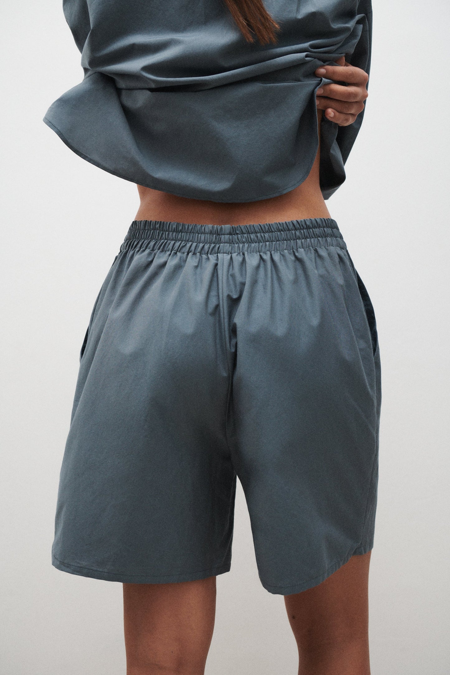 Laundry Cotton Silk Boxers (Slate)