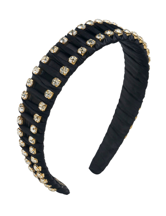GROUP48 CRYSTAL AND WEAVE HEADBAND (Print)
