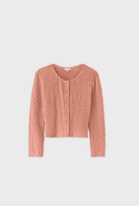 Silk Laundry Pebble Long Sleeve Elena Top (Orchid)