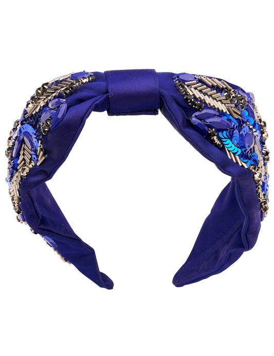 Colette SATIN FEATHER SOFT FORM HEADBAND (Print)