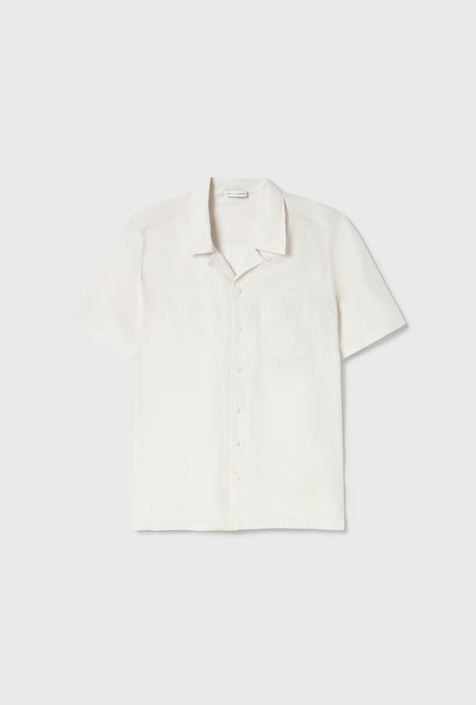 Cotton Silk Camp Shirt (Dust)