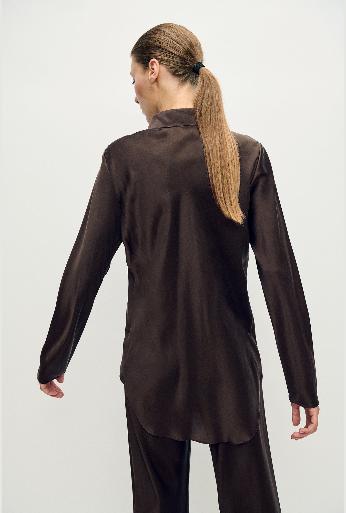 Silk Laundry Bias Cut Shirt (Mantis)