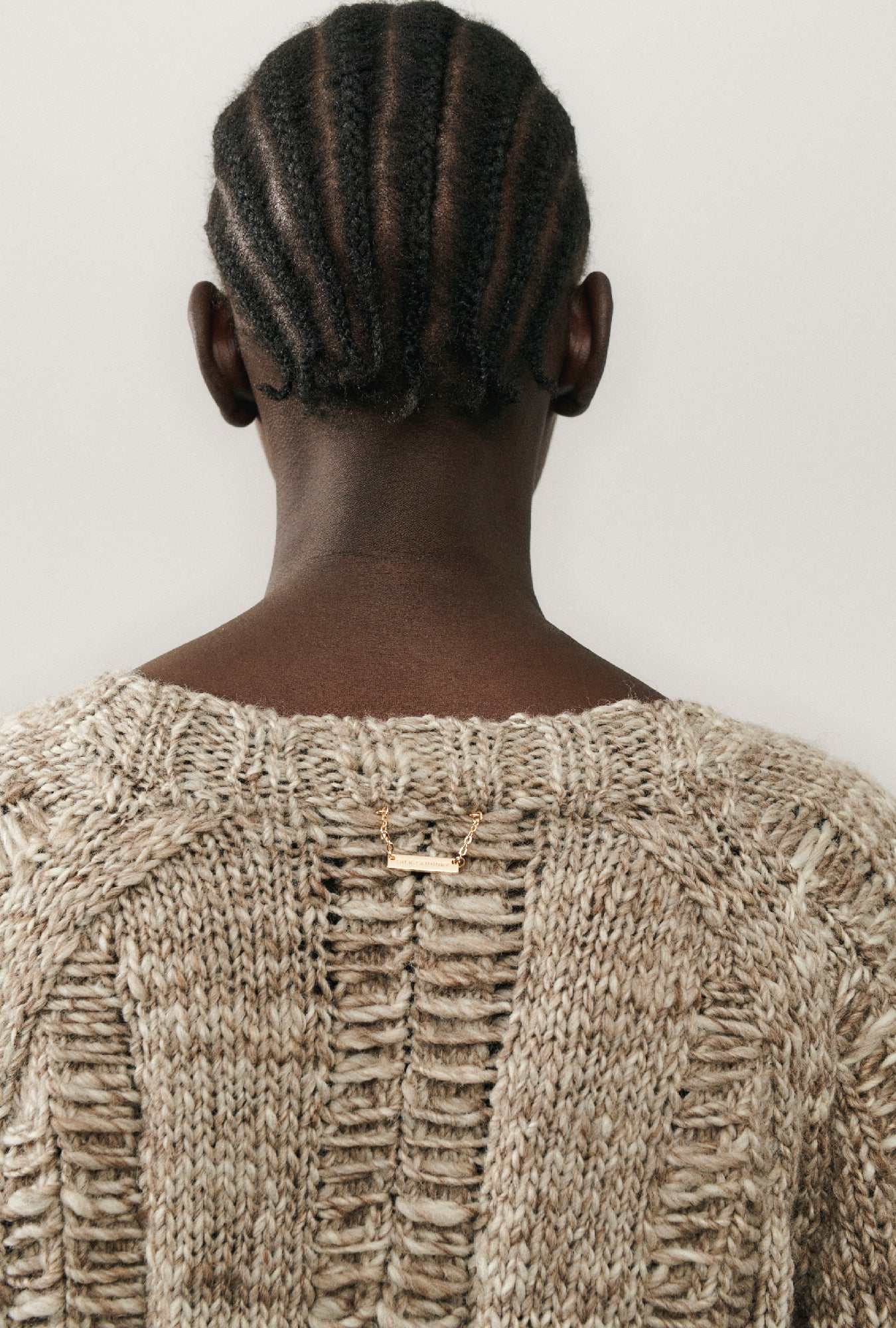 Silk Laundry The Big G Cardigan (Natural Brown)