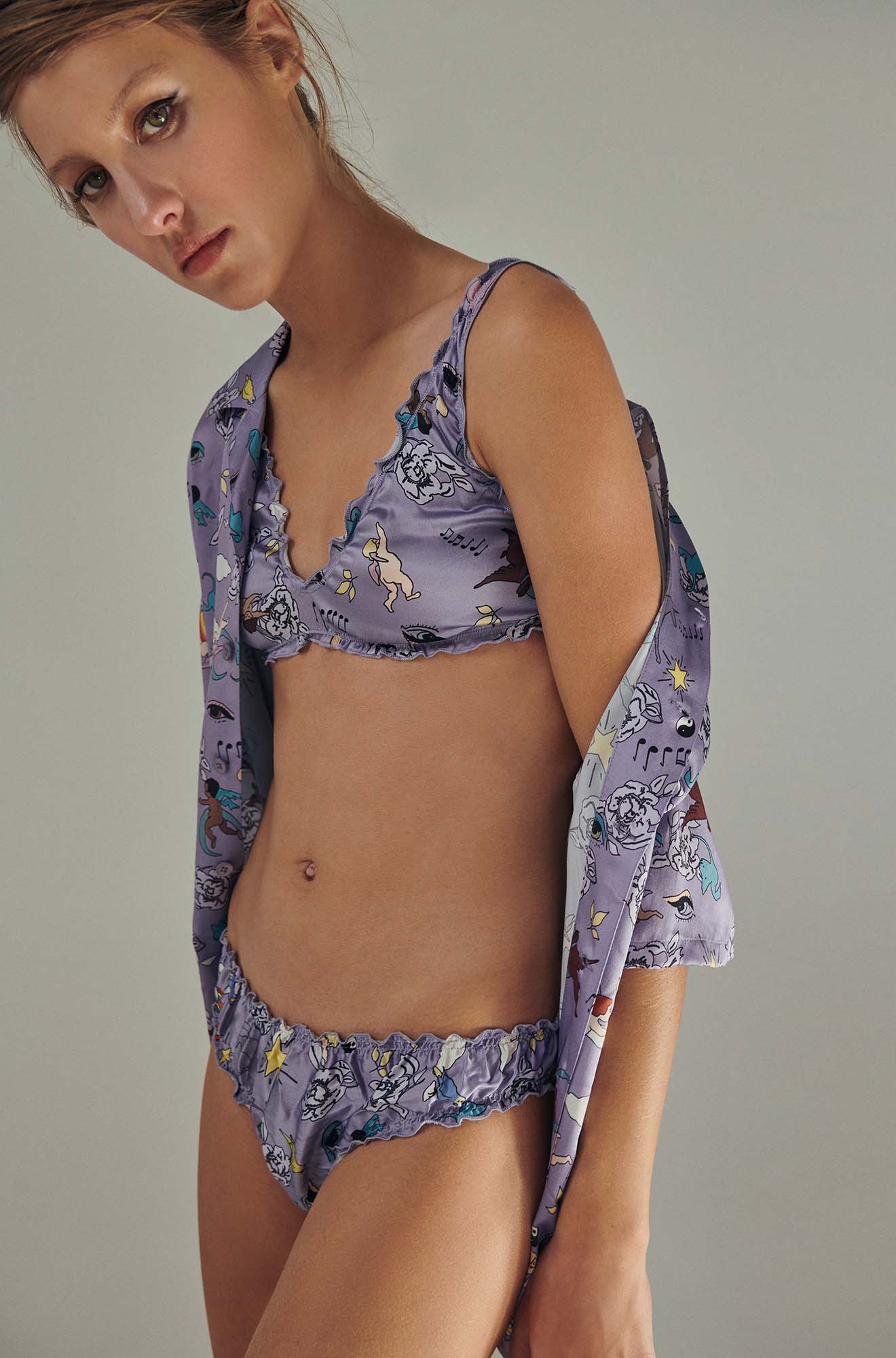Silk Laundry Camp Shirt (Franca Surreal)