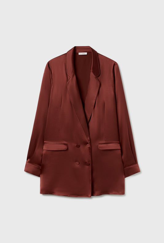 Silk Laundry Relaxed Blazer (Canyon)