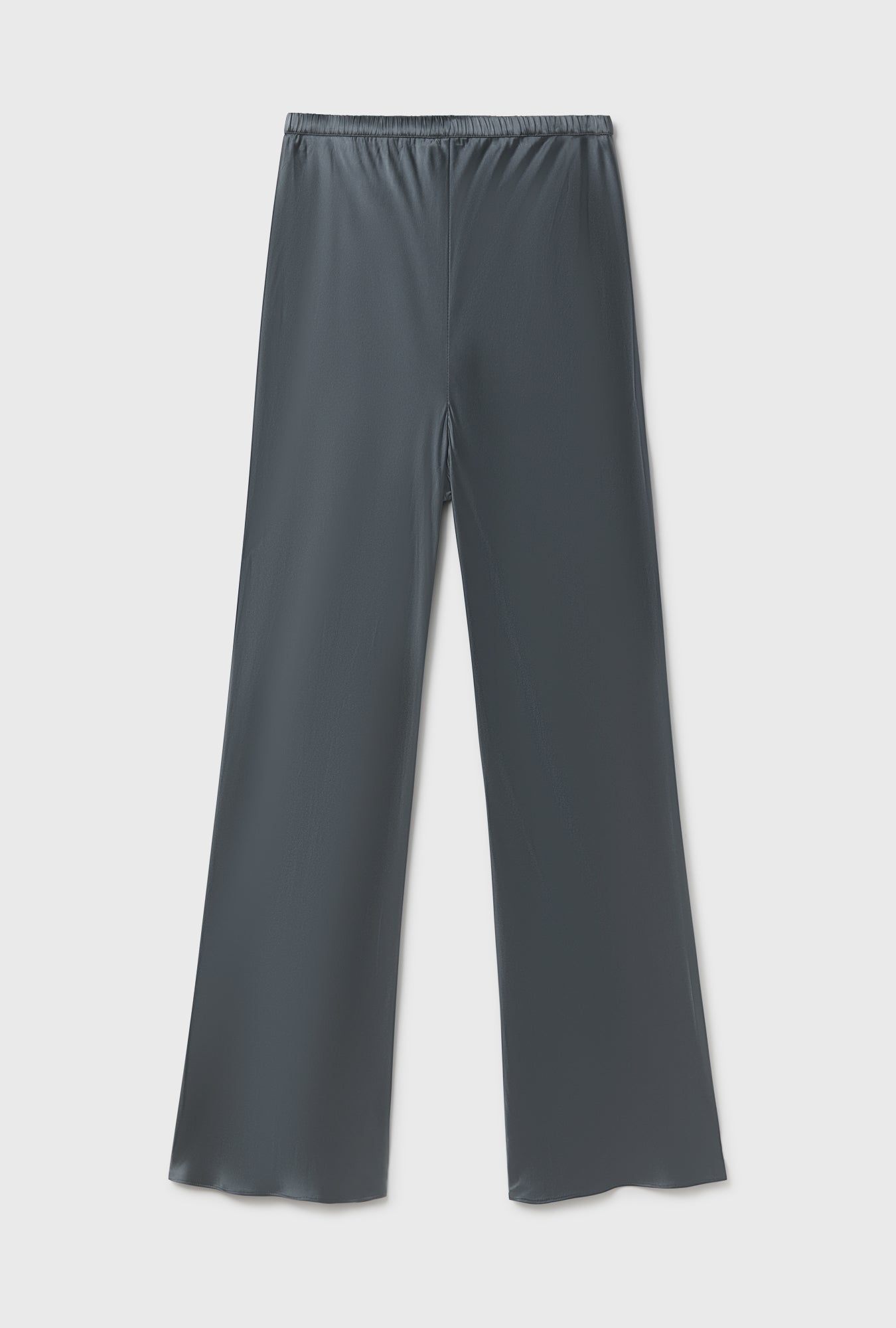 Silk Laundry Bias Cut Pants (Slate)