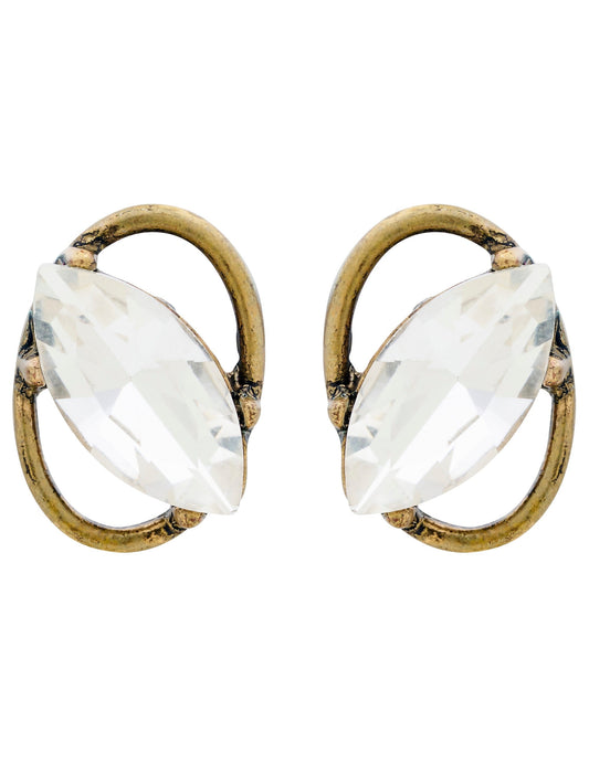 Colette ANTIQUE STUD EARRING (Print)