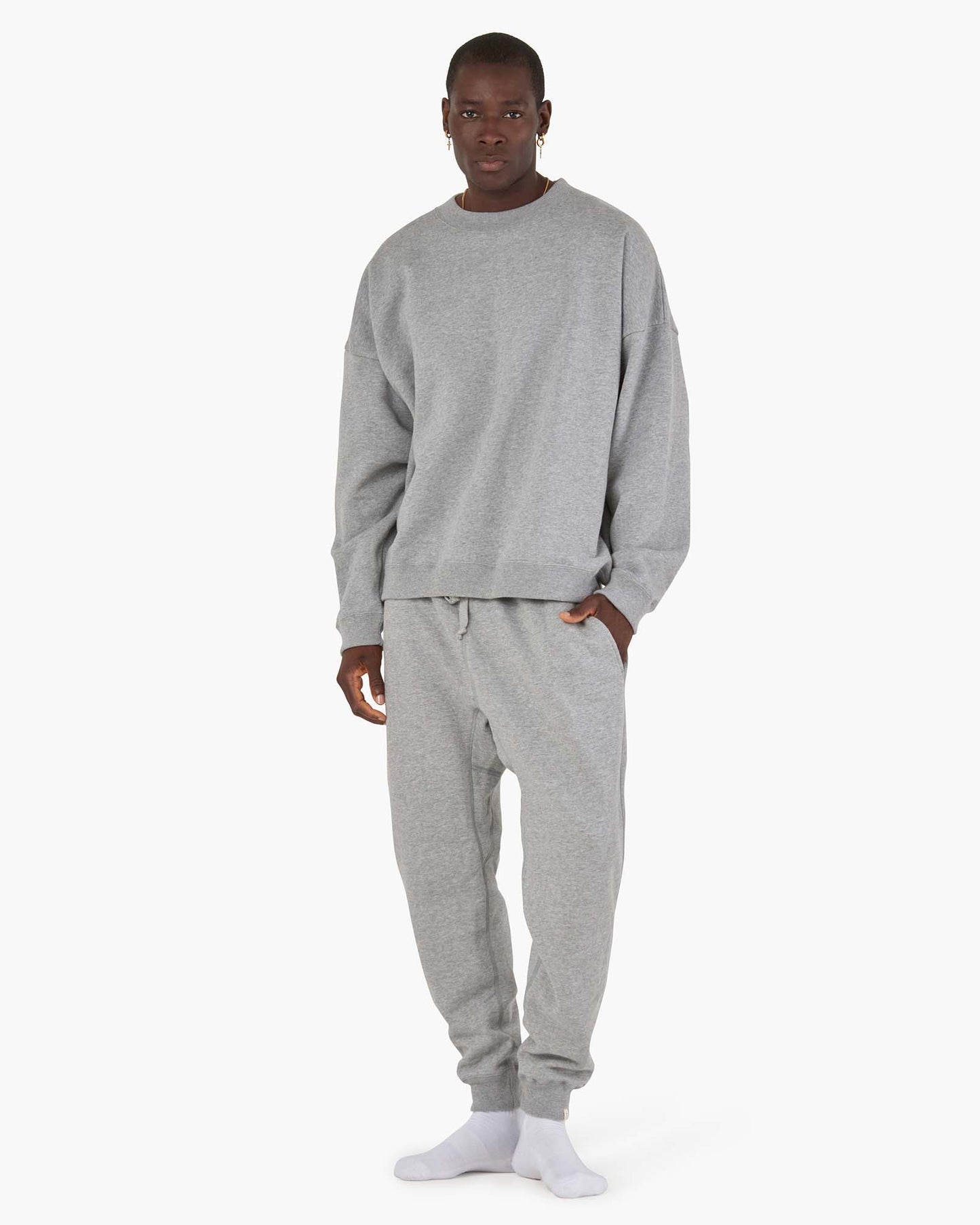 Core Fleece Crewneck (Grey Mix)
