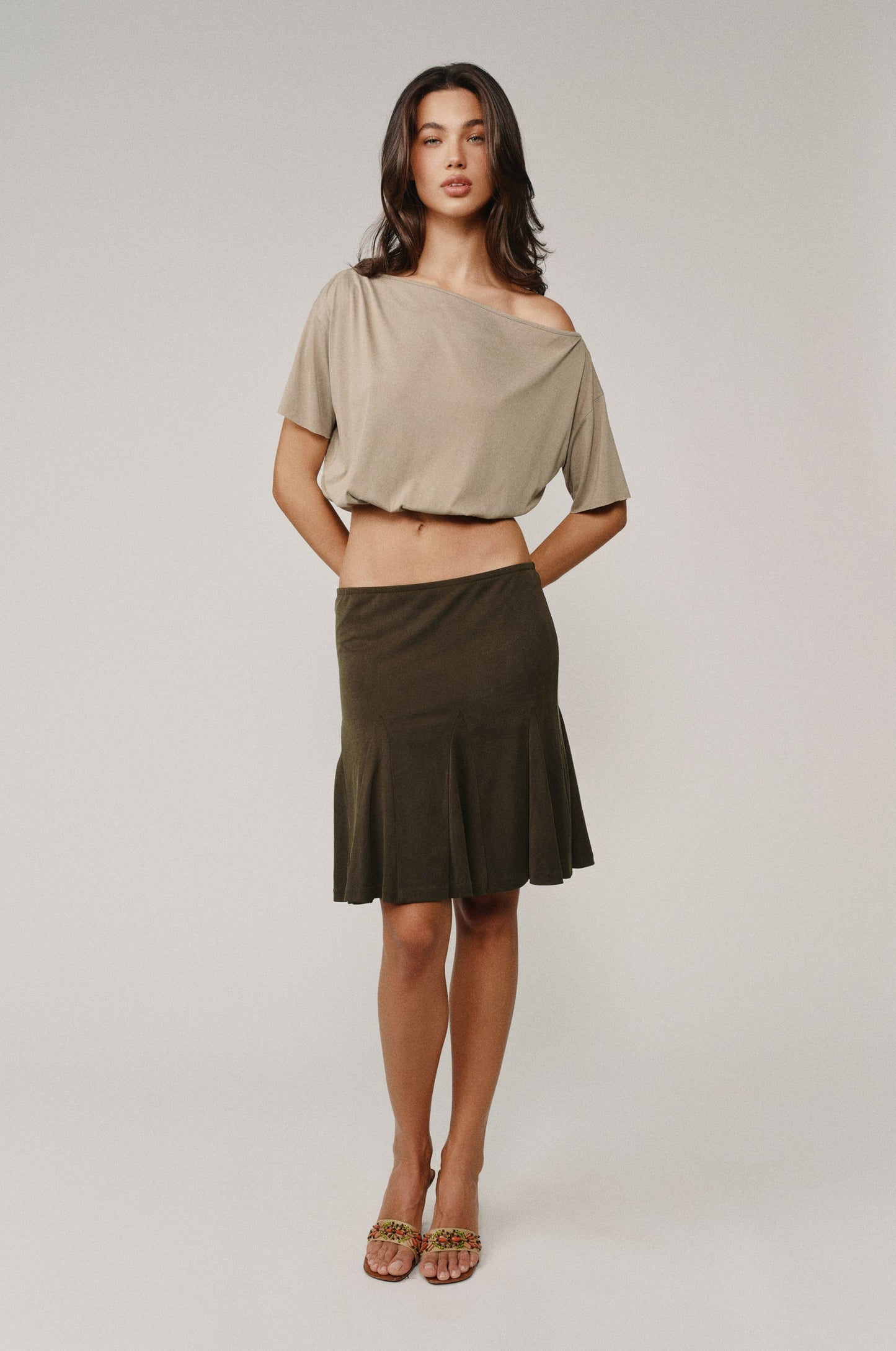 Mimi Skirt (Khaki)