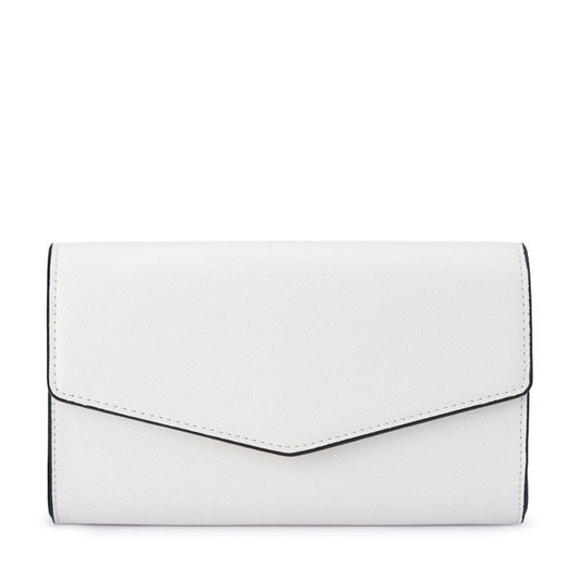 Olga Berg NIC Envelope Clutch (White)
