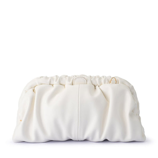 Olga Berg NIX Gathered Soft Clutch (Red)