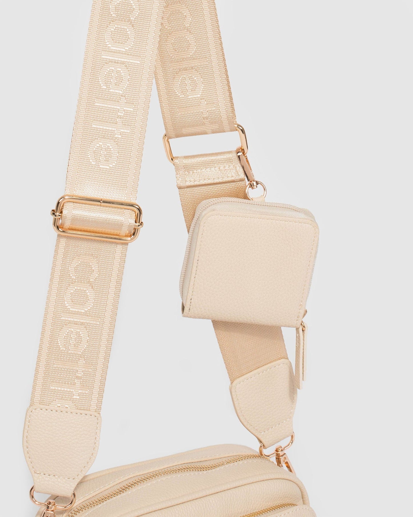 Colette by Colette Hayman Amalia Webbing Crossbody Bag (Nude)