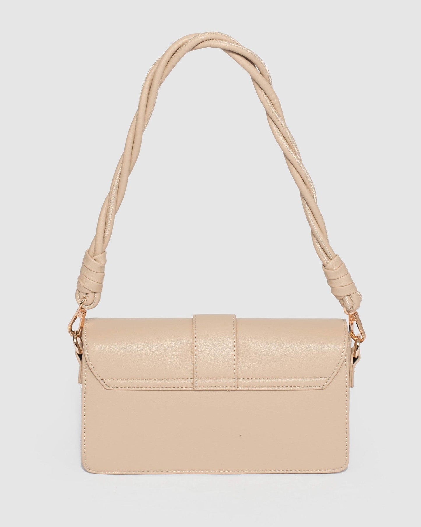 Colette by Colette Hayman Francesca Twist Shoulder Bag (Nude)