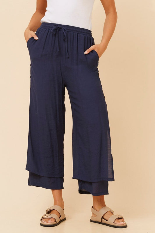 DAMIANA WIDE LEG PANTS (Black)