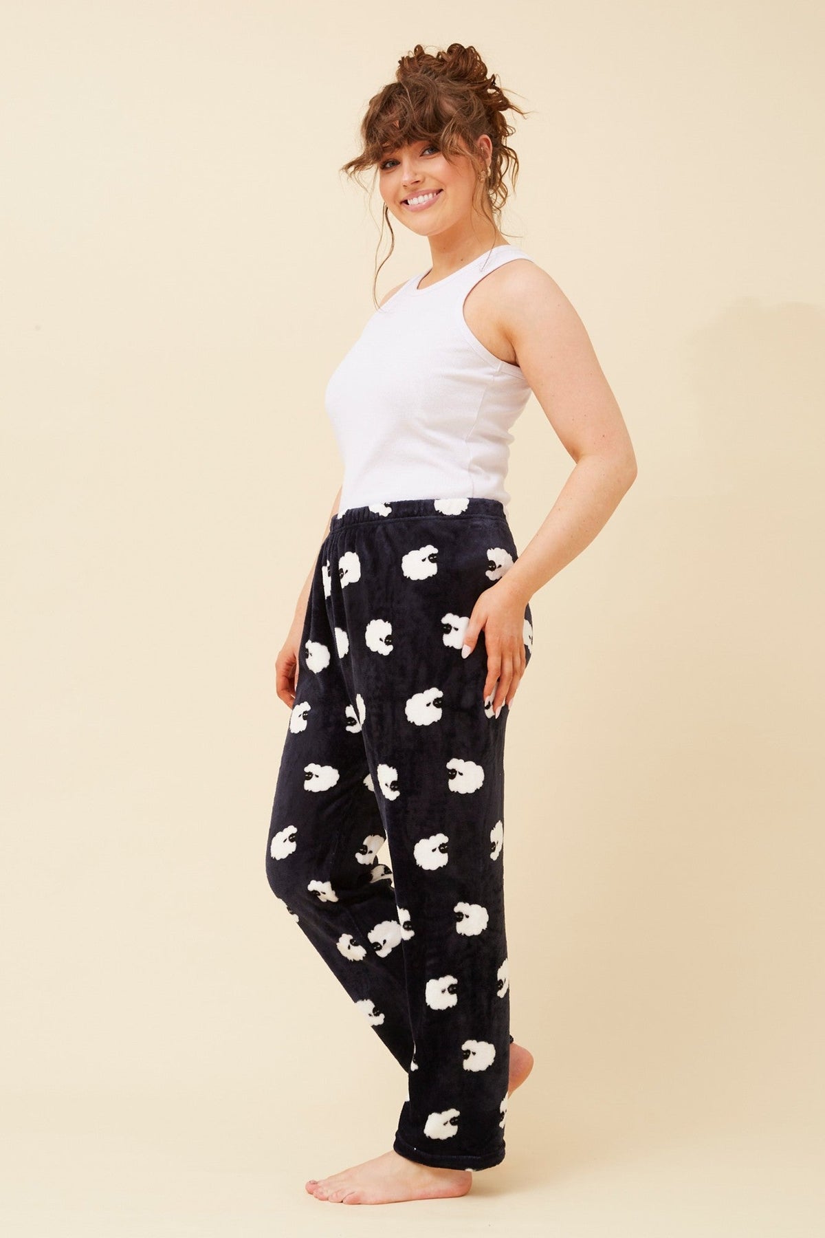 LEE PLUSH PYJAMA PANTS (Navy)