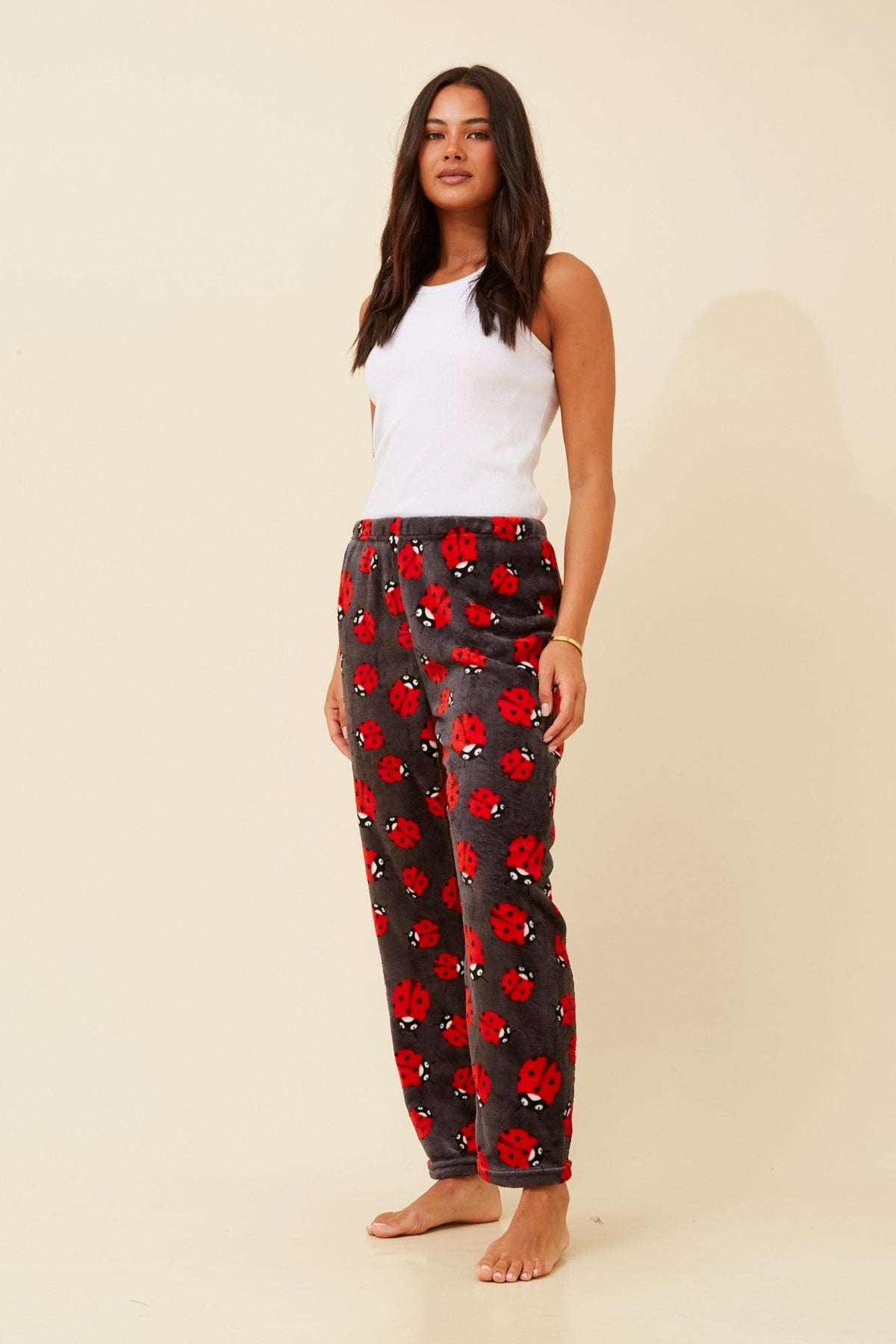 LEE PLUSH PYJAMA PANTS (Charcoal)