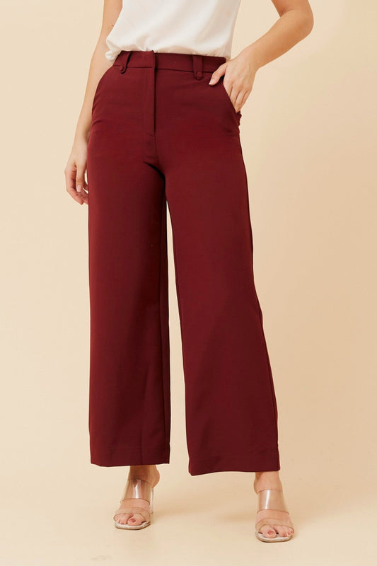 SAHARA WIDE LEG PANTS (Khaki)