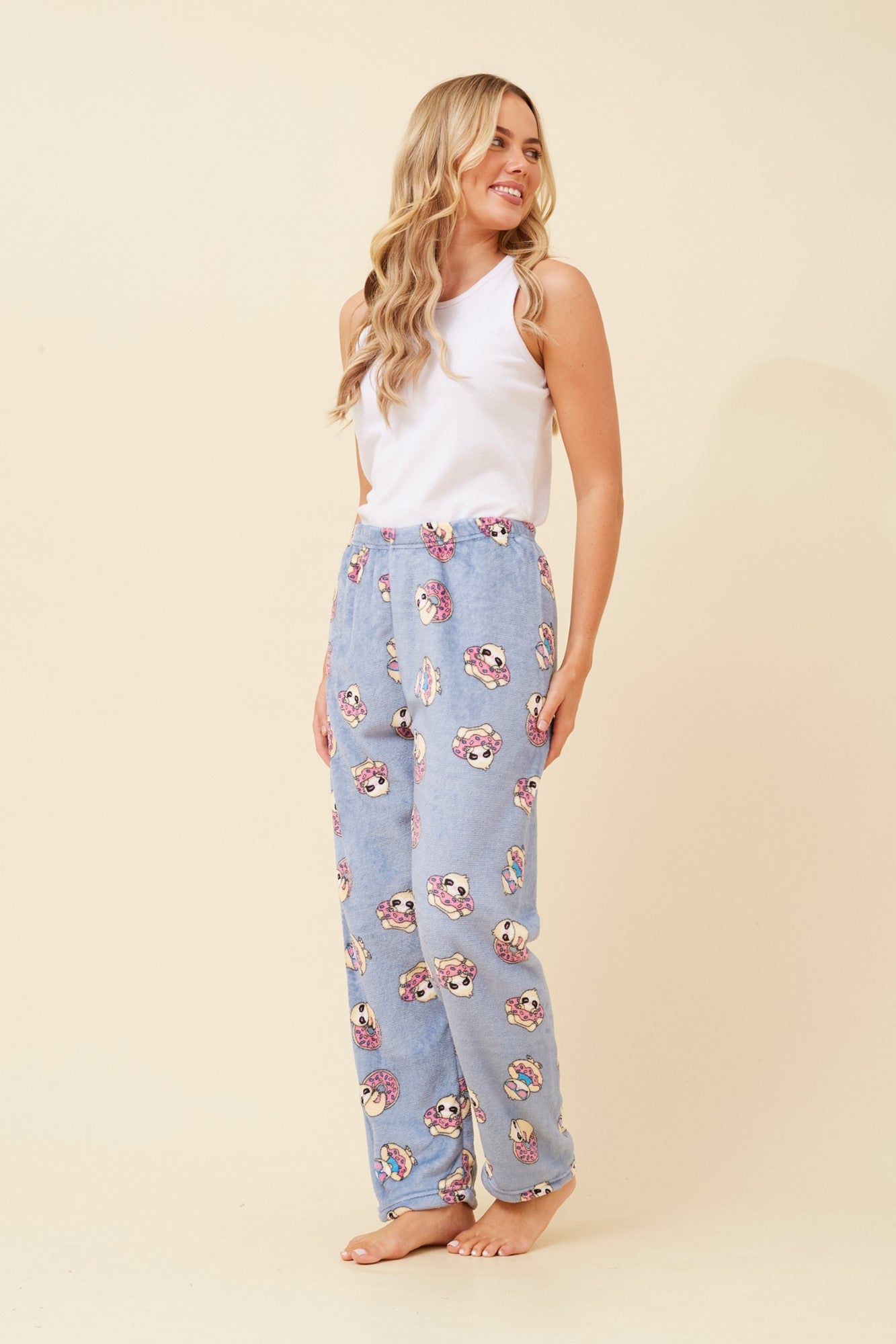 LEE PLUSH PYJAMA PANTS (Indigo)