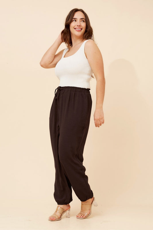 LEWIS SOLID JOGGER PANTS (Chocolate)