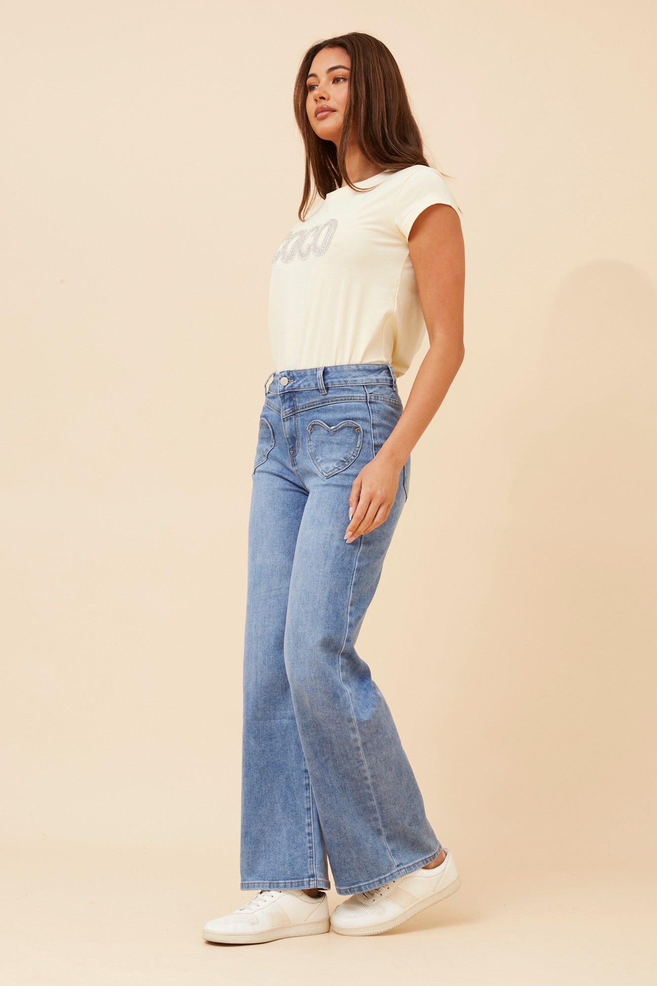 KELILAH WIDE LEG PANTS (Blue)