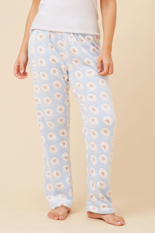 LEE SHEEP PRINT PYJAMA PANTS (Pale Blue)